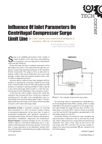 2013-06 Compressor tech Influence of inlet parameters on centrifugal compressor1